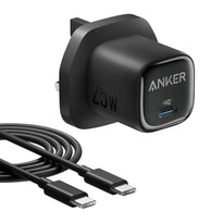 Anker Charger 25W Compact with USB-C & USB-C cable