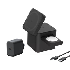A Photo Of Anker MagGo 3-in-1 Wireless Charging Station with Qi2 | Fast & Convenient Apple Device Charging