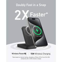 A Photo Of Anker MagGo Power Bank (6.6K) - 15W Ultra-Fast Wireless Charging, Adjustable Stand, and Magnetic Compatibility