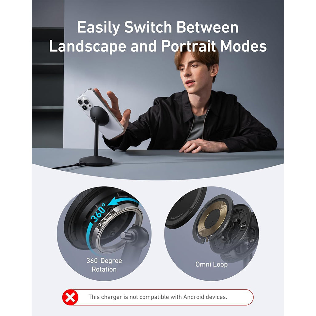 A Photo Of Anker MagGo Wireless Charger (Stand)