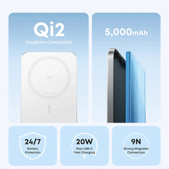 A Photo Of Anker Nano Power Bank (5K, MagGo, Slim) - A1665