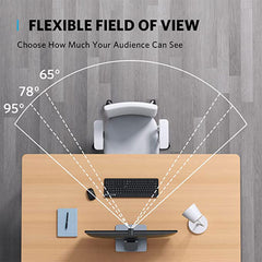 A Photo Of Anker PowerConf C200 Webcam – 2K Ultra-Clear Resolution, Adjustable Field of View, Built-In Privacy Cover, AI Stereo Pickup