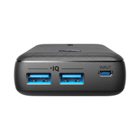 Anker PowerCore Select 10000mAh Portable Charger – Dual USB Power Bank for iPhone, Samsung & More, Compact & High-Speed Charging, Black