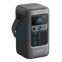 Anker SOLIX C200 DC Portable Power Station – 192Wh Battery, 200W Output, 140W USB-C Fast Charging, Solar-Compatible