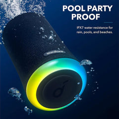 A Photo Of Anker Soundcore Flare Mini | Waterproof Bluetooth Speaker with 360° Sound & LED Light Show