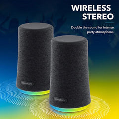 A Photo Of Anker Soundcore Flare Mini | Waterproof Bluetooth Speaker with 360° Sound & LED Light Show