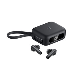 A Photo Of Anker Soundcore P41i Wireless Earbuds with Built-In Phone Charging Case