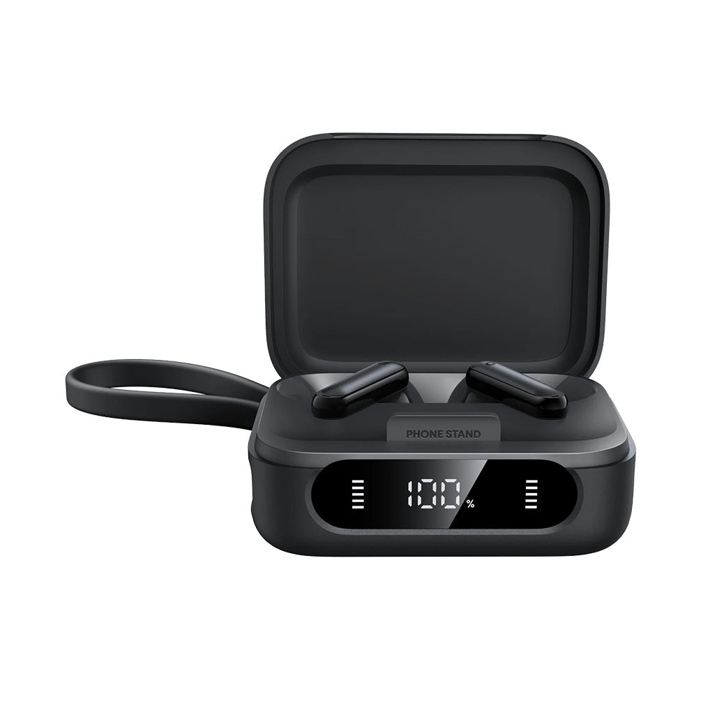 A Photo Of Anker Soundcore P41i Wireless Earbuds with Built-In Phone Charging Case