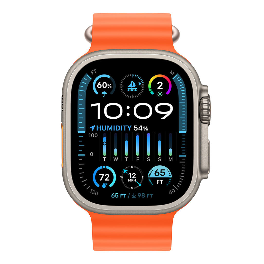 A Photo Of Apple Watch Ultra 2 with Ocean Band
