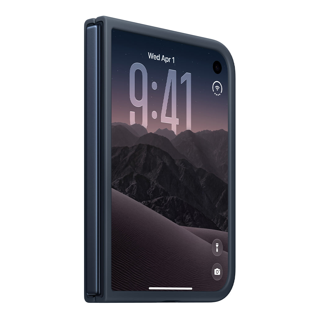 A Photo Of Apple iPhone Duo Case - Navy Blue