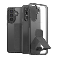 Araree Duple S Clear Black Case with Stand for Galaxy A37 5G