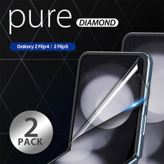 A Photo Of Araree Pure Diamond Screen Protector Film for Galaxy Z Flip 4 & 5 (2 pack)