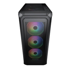 A Photo Of Cougar Archon 2 Mesh RGB Mid Tower Case - High Airflow ARGB Gaming Case with 3 Pre-Installed Fans