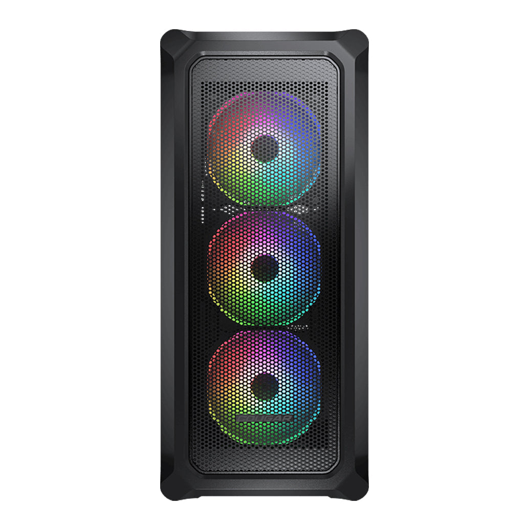 A Photo Of Cougar Archon 2 Mesh RGB Mid Tower Case - High Airflow ARGB Gaming Case with 3 Pre-Installed Fans