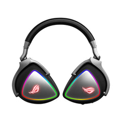 A Photo Of Asus ROG Delta USB-C Gaming Headset - Hi-Res ESS Quad-DAC, RGB Lighting, Detachable Mic