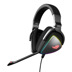 A Photo Of Asus ROG Delta USB-C Gaming Headset - Hi-Res ESS Quad-DAC, RGB Lighting, Detachable Mic