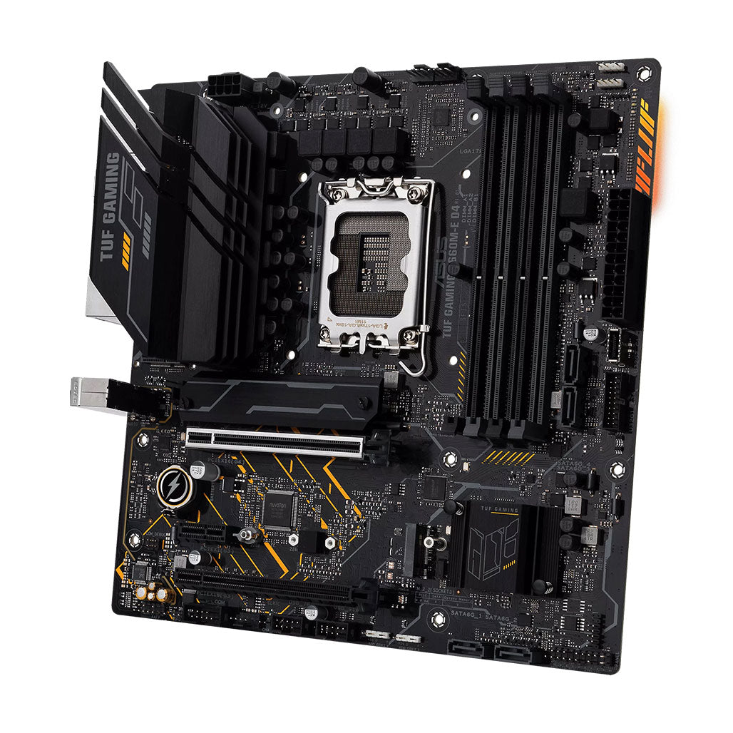 A Photo Of Asus TUF Gaming Motherboard B660M-E D4