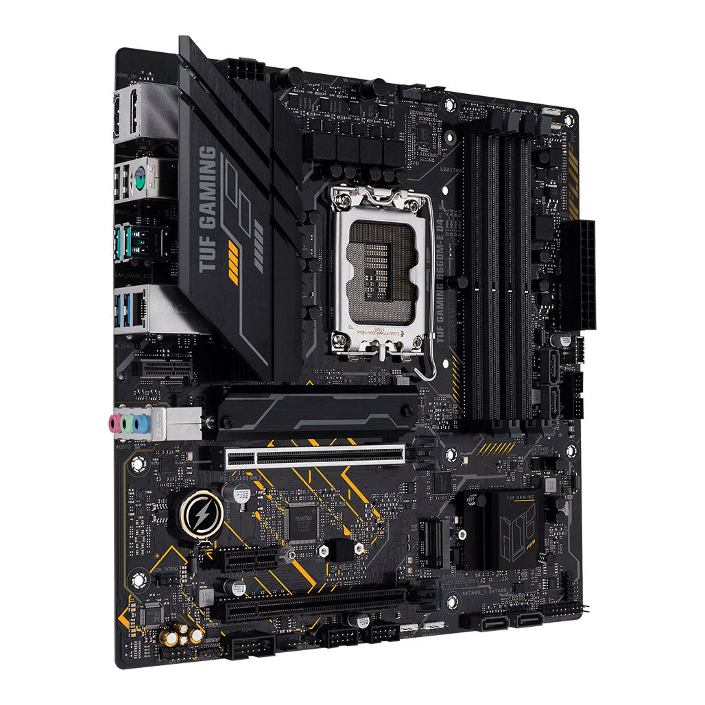 A Photo Of Asus TUF Gaming Motherboard B660M-E D4