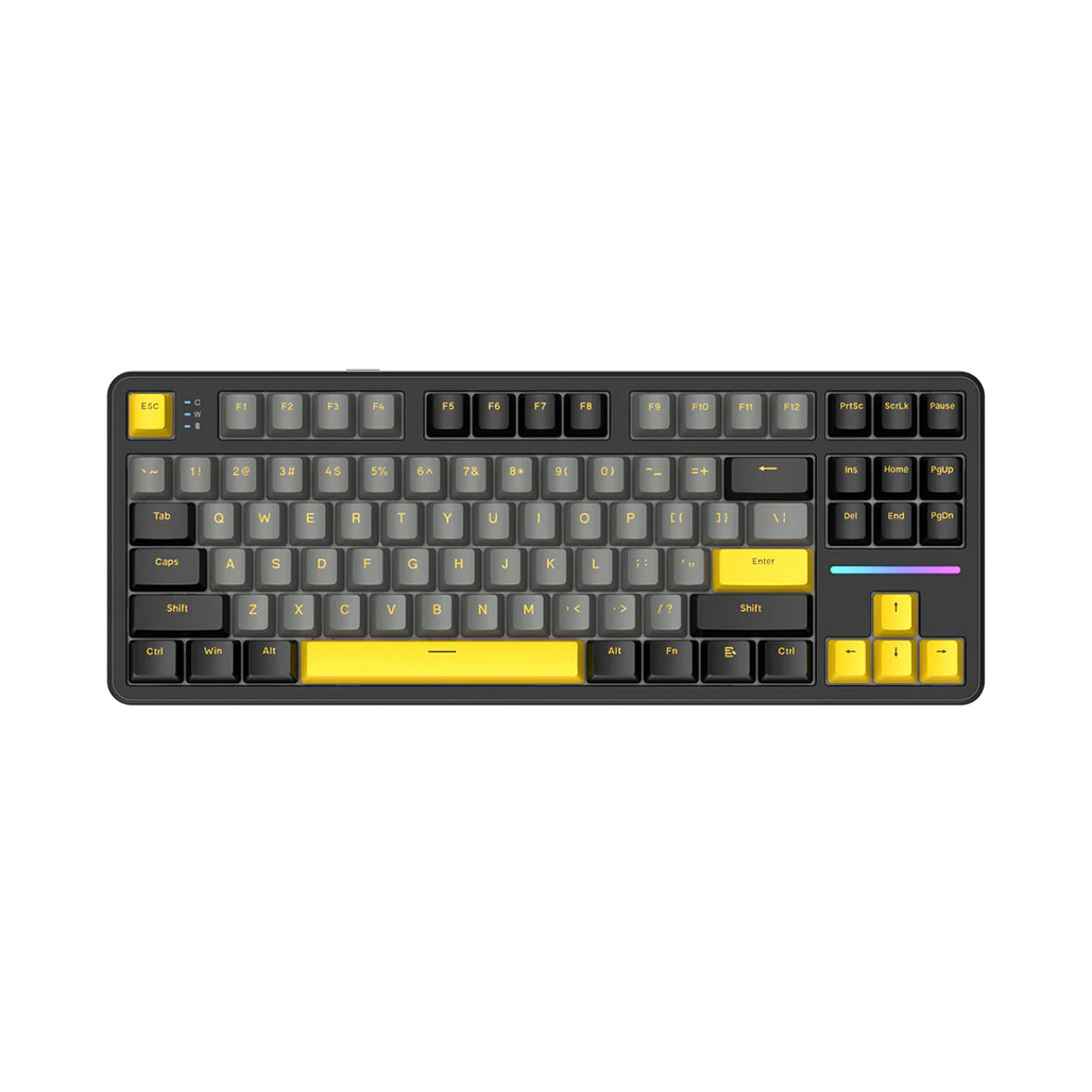 A Photo Of Attack Shark X87 Tri-Mode Gasket Mechanical Keyboard