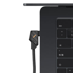 A Photo Of Aulumu M07 Light Carbon 240W USB-C to USB-C Cable