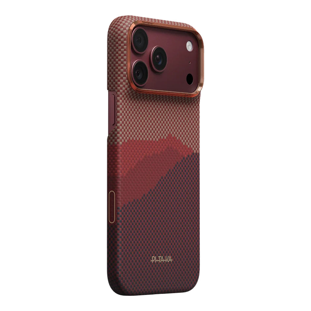 A Photo Of Pitaka Edge Case for iPhone 18 Pro / iPhone 18 Pro Max – Ultra-Thin Aramid Fiber MagSafe Case