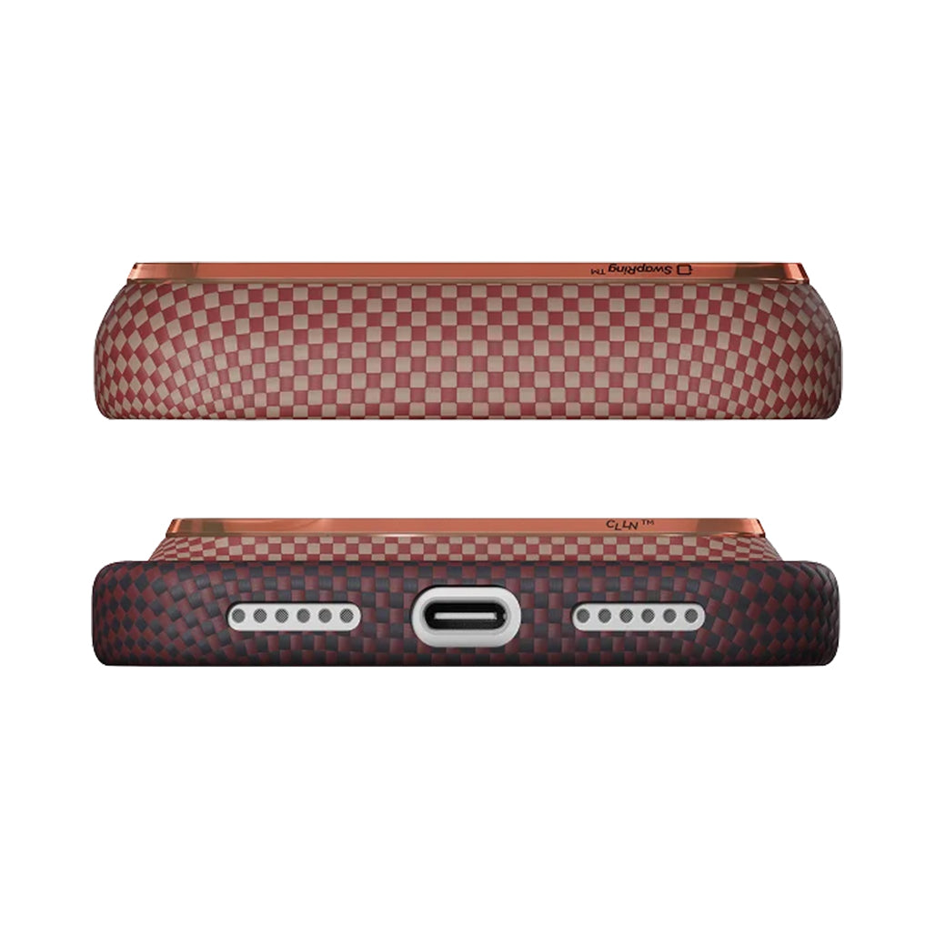 A Photo Of Pitaka Edge Case for iPhone 18 Pro / iPhone 18 Pro Max – Ultra-Thin Aramid Fiber MagSafe Case