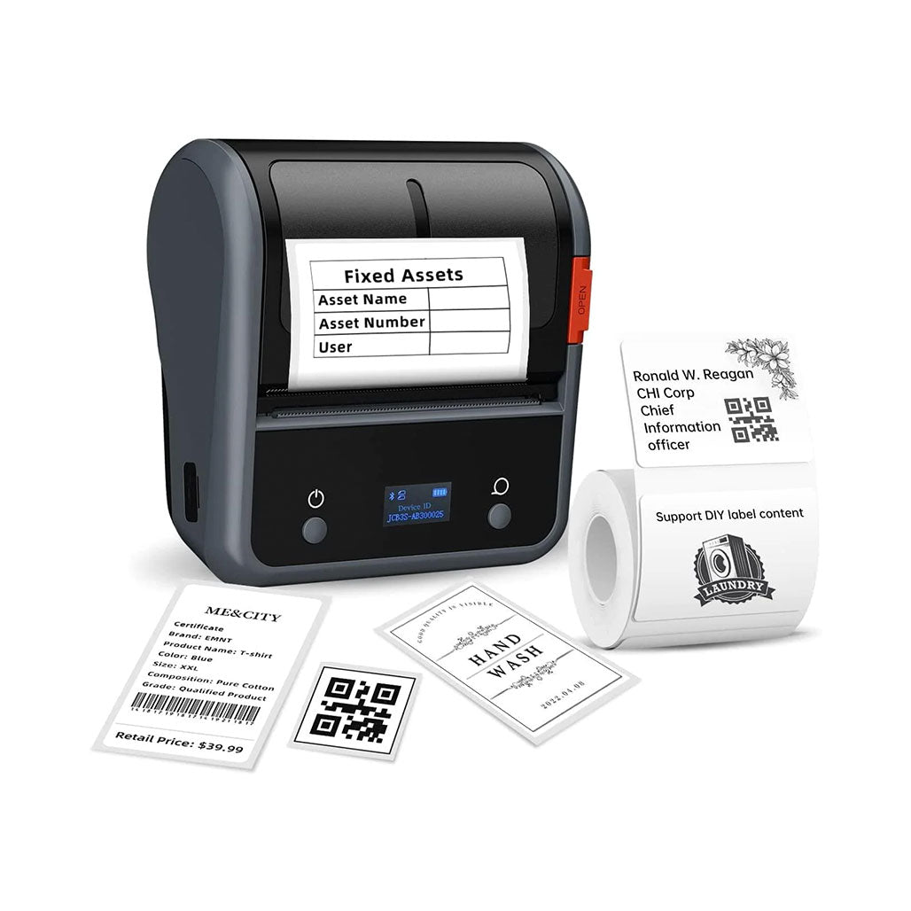 A Photo Of Niimbot B3S Label Printer with Tape – Efficient Labeling and Receipt Printing Solution