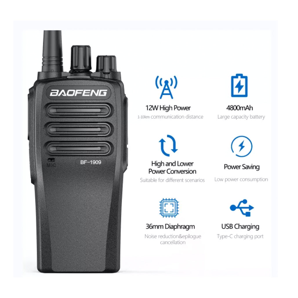 A Photo Of BAOFENG 1909 UHF Ham Radio Handheld Walkie Talkie