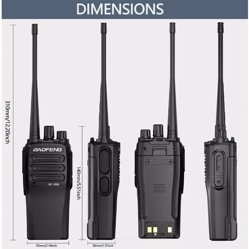 A Photo Of BAOFENG 1909 UHF Ham Radio Handheld Walkie Talkie