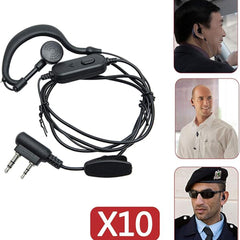 A Photo Of BAOFENG Walkie Talkie Earpiece with Mic - 2 Pin (BF210)