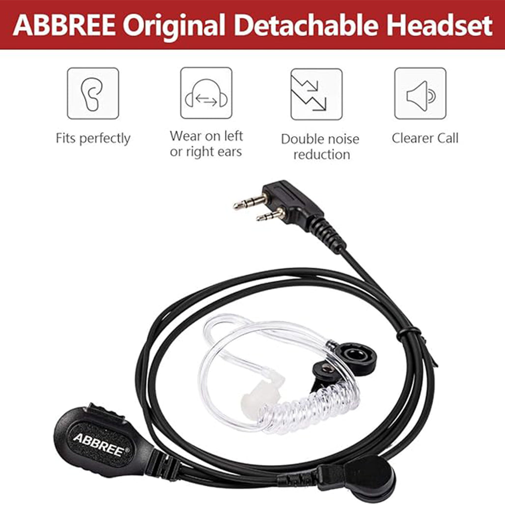 A Photo Of BAOFENG Walkie Talkies Earpiece with Mic Air Acoustic Tube 2Pin (BF203)