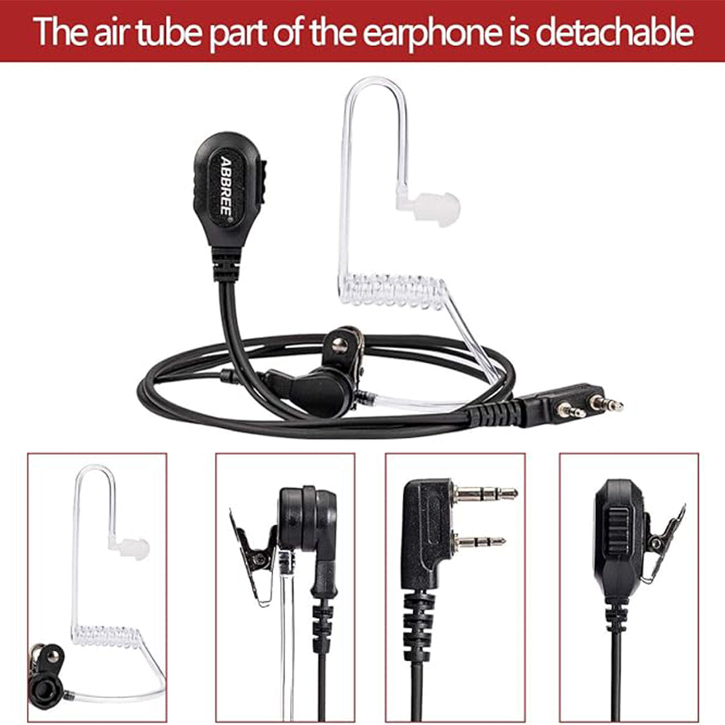 A Photo Of BAOFENG Walkie Talkies Earpiece with Mic Air Acoustic Tube 2Pin (BF203)