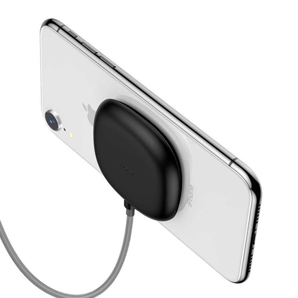 A Photo Of Baseus Suction Cup Wireless Charger WXXP-01 – Qi Fast Charging Pad with 8 Suction Cups for Secure Grip and Heat Dissipation