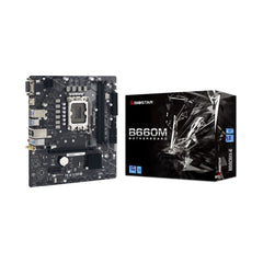 A Photo Of Biostar B660MX-E - SUPPORT 12TH GEN MotherBoard - LGA 1700
