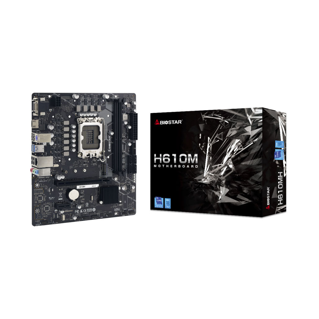 A Photo Of Biostar H610 - 12th generation MotherBoard - LGA 1700