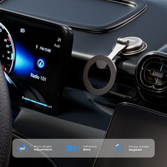 A Photo Of Blupebble Road Mag Magnetic Car Phone Holder with MagSafe | 360° Adjustable Mount for Secure and Versatile Use