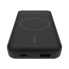 A Photo Of Belkin BoostCharge 10K Magnetic Portable Wireless Charger – Dual Function Power Bank for iPhone 15/14/13/12