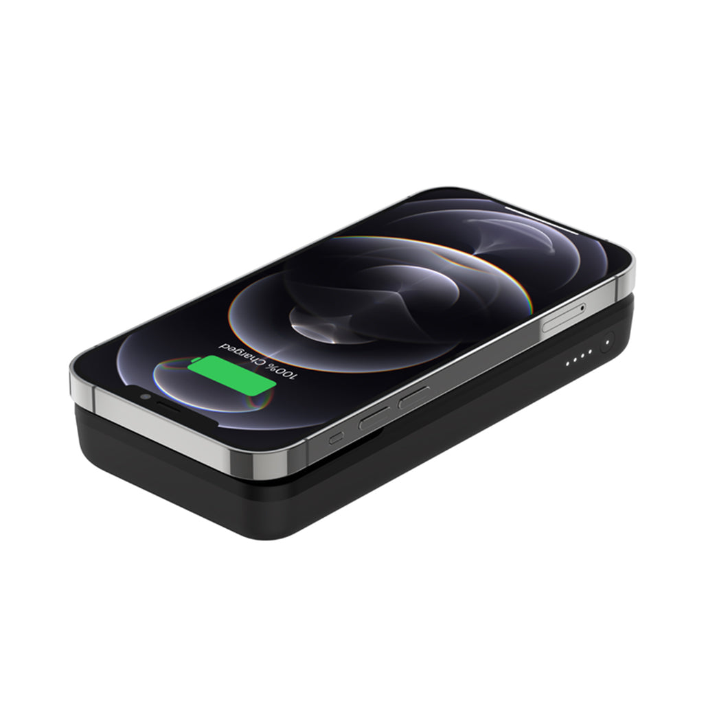 A Photo Of Belkin BoostCharge 10K Magnetic Portable Wireless Charger – Dual Function Power Bank for iPhone 15/14/13/12