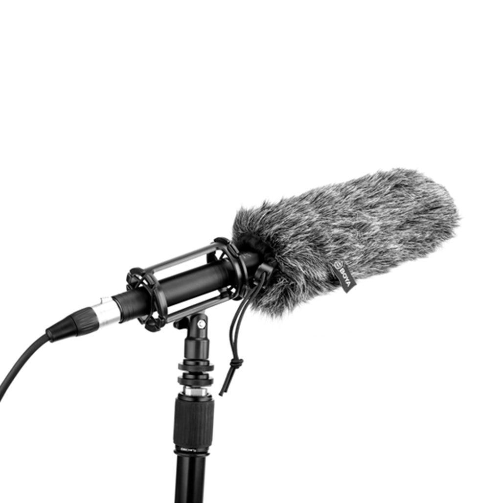 A Photo Of Boya BY-BM6060 - Super-Cardioid Condenser Shotgun Microphone for Clear, Professional Audio