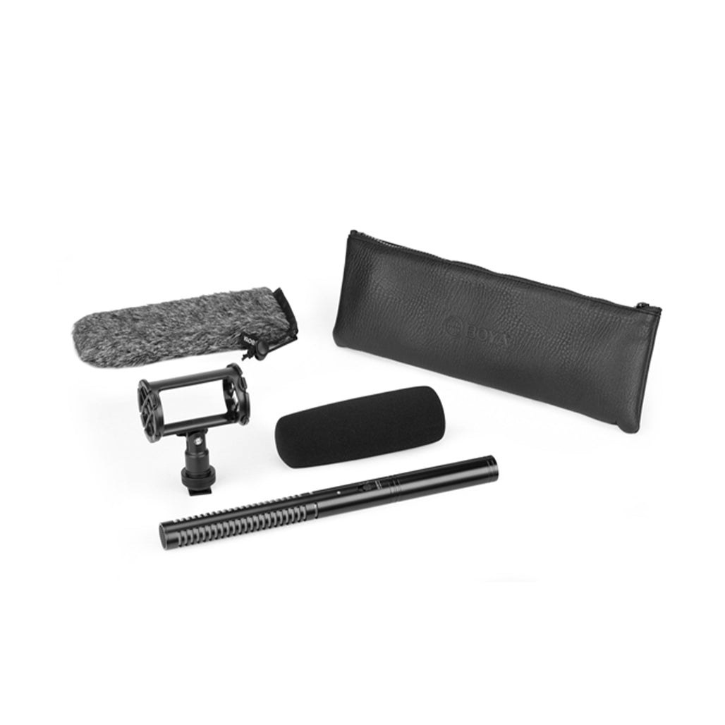 A Photo Of Boya BY-BM6060 - Super-Cardioid Condenser Shotgun Microphone for Clear, Professional Audio