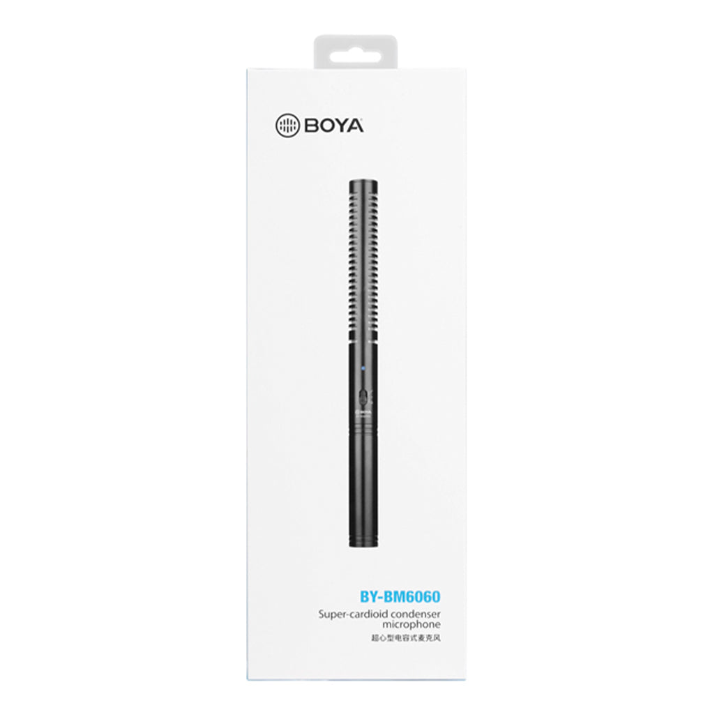 A Photo Of Boya BY-BM6060 - Super-Cardioid Condenser Shotgun Microphone for Clear, Professional Audio