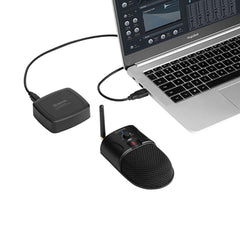 A Photo Of Boya BY-BMW700 - 2.4GHz Wireless Conference Microphone for Seamless Video Conferencing