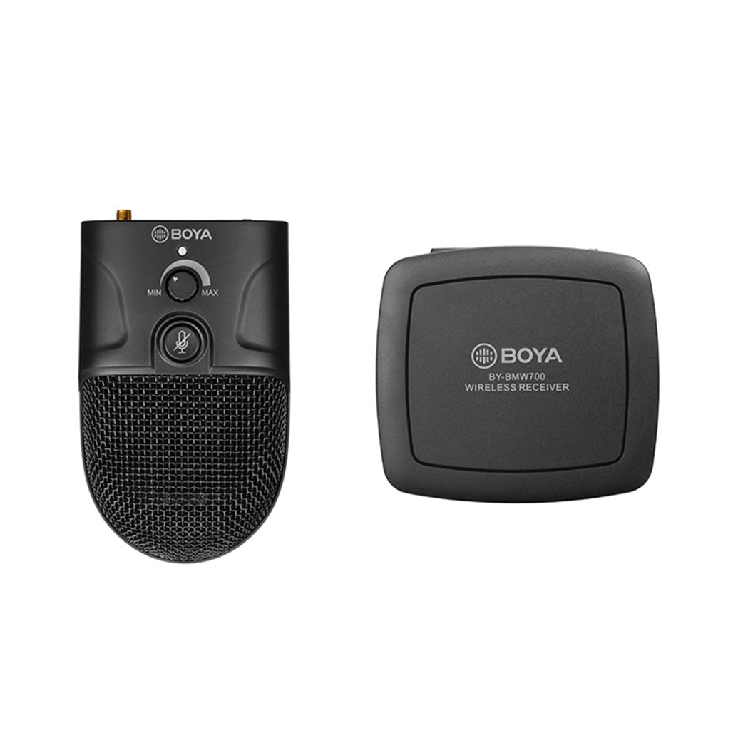 A Photo Of Boya BY-BMW700 - 2.4GHz Wireless Conference Microphone for Seamless Video Conferencing