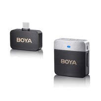 Boya BY-M1V3 - 2.4GHz Dual-Channel Wireless Microphone System for USB-C Devices