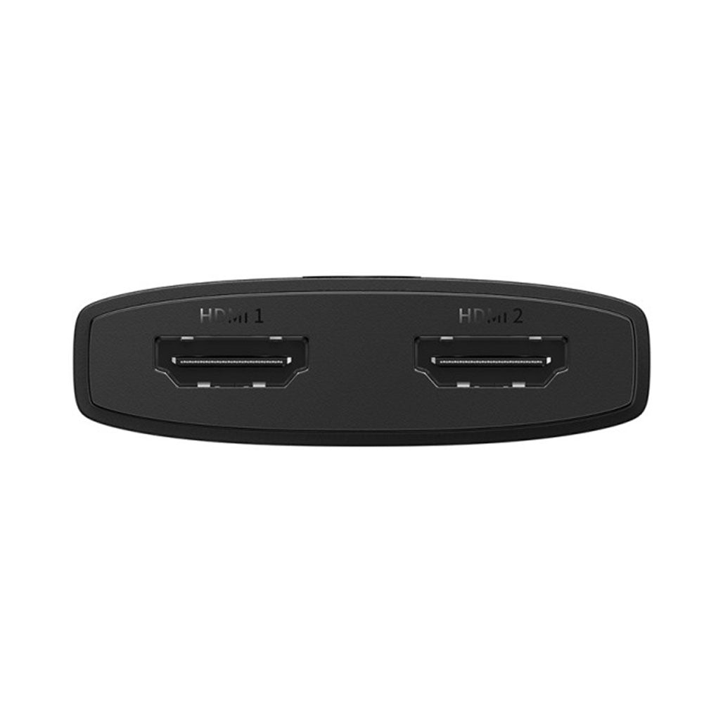 A Photo Of Baseus AirJoy Series - 2-in-1 Bidirectional HDMI Switch with 1m Cable Cluster - Black | B01331105111-01