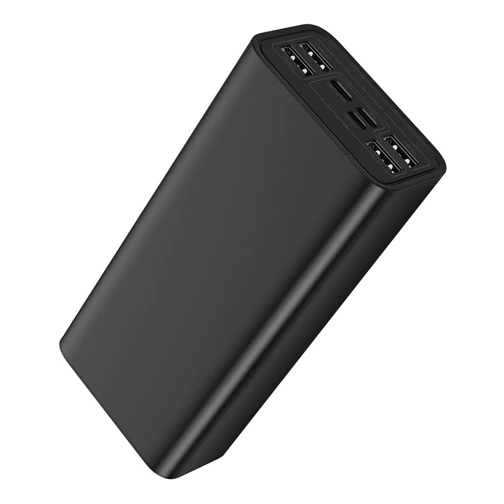 A Photo Of Baseus Amblight 65W Power Bank - 30000mAh Portable Charger with 5 Ports, LED Display, and Multi-Protection for Fast Charging Laptops & Devices