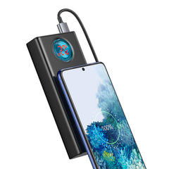 A Photo Of Baseus Amblight 65W Power Bank - 30000mAh Portable Charger with 5 Ports, LED Display, and Multi-Protection for Fast Charging Laptops & Devices