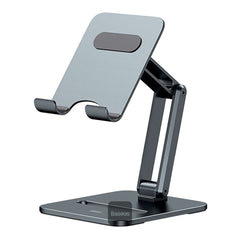 A Photo Of Baseus Desktop Biaxial Foldable Metal Stand for Phones - Grey