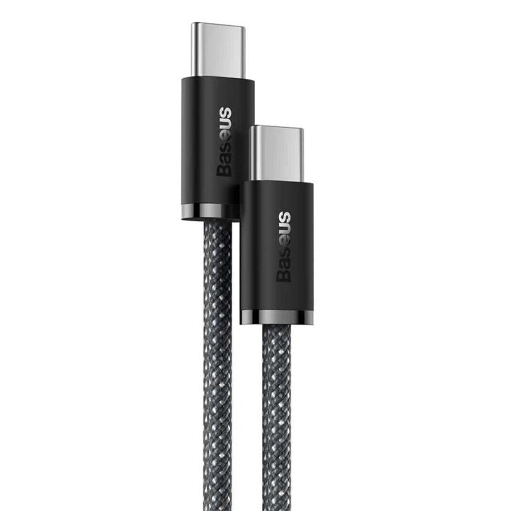 A Photo Of Baseus Dynamic Fast Charging Data Cable C to C 100W 1m - Gray