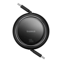 A Photo Of Baseus Free2Draw Mini Retractable Charging Cable Type-C to Type-C 100W - Black